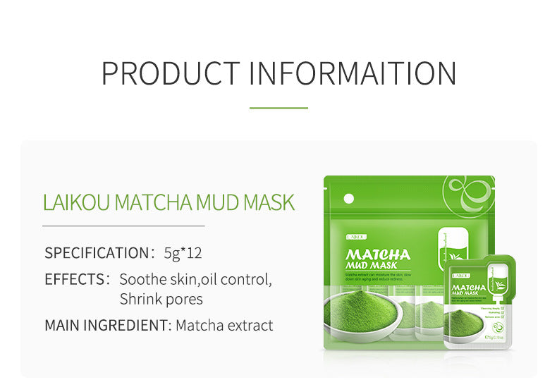 Original Facial Remove Blackhead Green Tea Solid Mask Treat Acne Blemish Black Dots Clean Stick Cream Shrink Pores Skin Care  ﻿