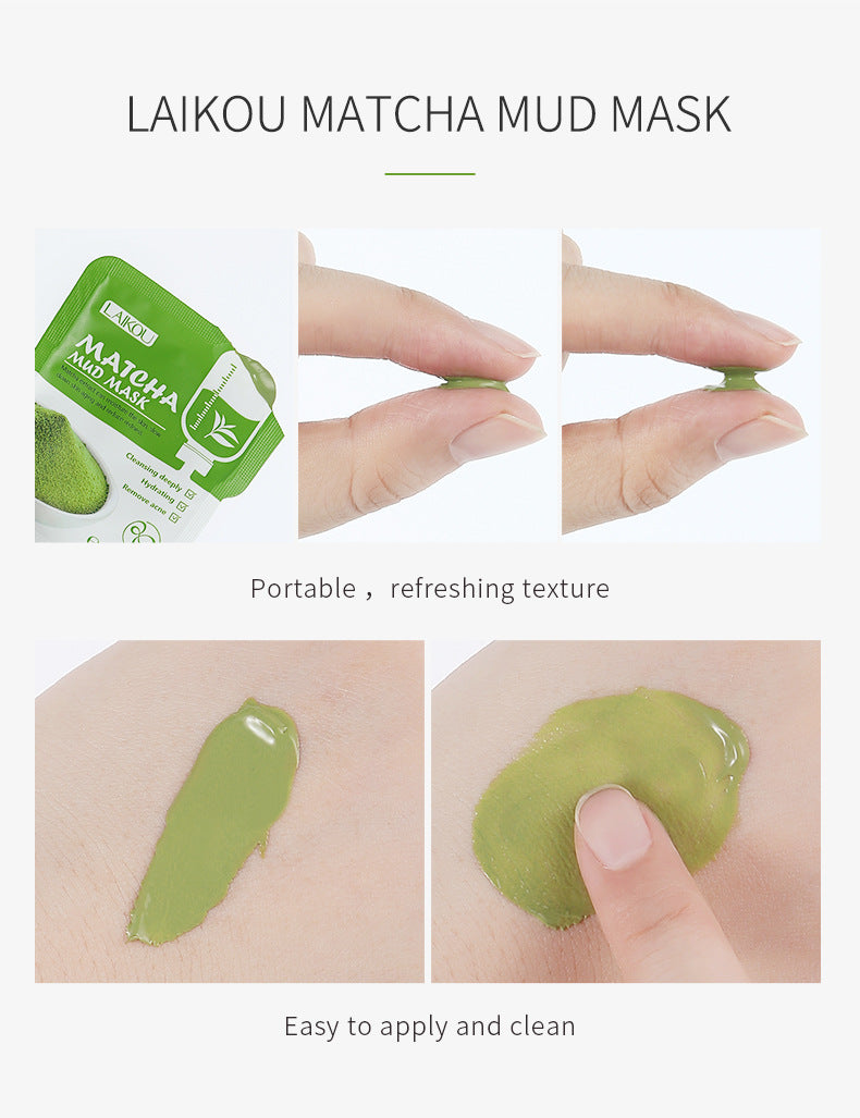 Original Facial Remove Blackhead Green Tea Solid Mask Treat Acne Blemish Black Dots Clean Stick Cream Shrink Pores Skin Care  ﻿