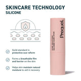60% Silicone Silicone Scar Stick Velvety Film Centella Asiatica Extracts Scar Treatment Stick Soothing Formula Vitamin E Infused