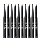 10Pcs Long-Lasting Black Eyeliner Pencils -Waterproof, Sweatproof and Smudge-Proof with Easy Twist  Eyeliner Pencils