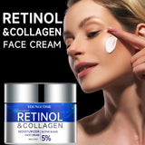 Retinol Wrinkle Remover Facial Serum Set Instant Firming Lift Anti-Aging Cream Fade Fine Lines Whitening Moisturizing Skin Care