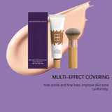 BB Cream Set with Makeup Primer Concealer Foundation Lightweight Moisturizing Smooth Fit Long Lasting Professional Face Makeup
