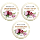 Onion & Biotin Shampoo Bar - 60g, Suitable for All Hair Types, Moisturizing and Smoothing, Rich in Rosemary Extract