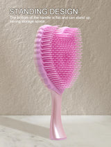 Professional Mini Angel Detangling Tangle Hairbrush Comb Anti-static Hair Brush Women Massage Combs For Salon Hairdressing Tools