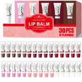 30-Piece MISS FACTORX Hyaluronic Acid and Collagen Infused Lipstick - Deep Moisturizing, Long-Lasting Lip Color, the Perfect GIF