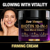 Bee Venom Biotin 10-in-1 Skin Mend Cream, Anti-Wrinkle & Anti-Aging, Fast Revitalizing & Firming, 5 Min Glow