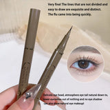 0.05mm slim eyeliner is smooth and durable, slim, quick-drying, long-lasting eyeliner, 4 colors, waterproof, non-smudging
