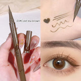 0.05mm slim eyeliner is smooth and durable, slim, quick-drying, long-lasting eyeliner, 4 colors, waterproof, non-smudging