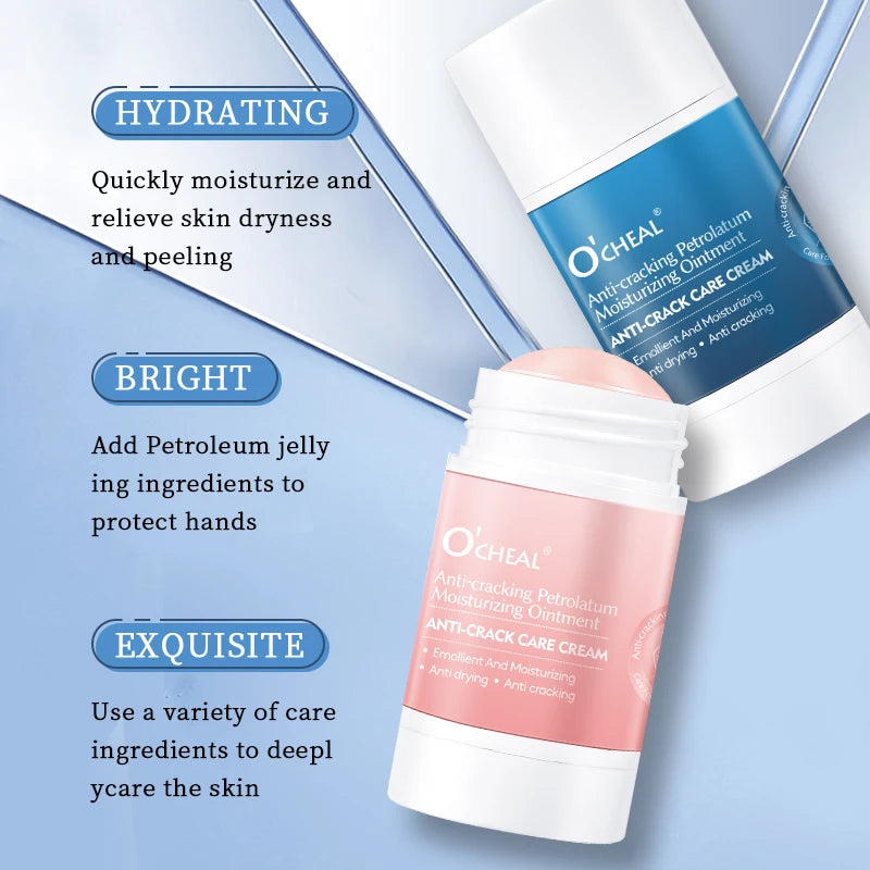 O’CHEAL 40g Foot Skin Care Cream Stick Nourishing Cream Hand Facial Cream Removal Dead Skin Moisturizing Hand Feet Gel Skin Care