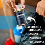 Daitea L-Arginine Supplement - For energy, strength and endurance support during exercise | Muscle Mass, Non-GMO