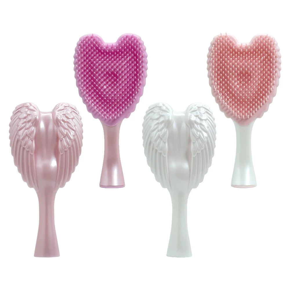 Professional Mini Angel Detangling Tangle Hairbrush Comb Anti-static Hair Brush Women Massage Combs For Salon Hairdressing Tools
