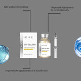 Deep Collagen Silk Peptide Intensive Lifting Ampoule Tighten Skin Elasticity Enhanced Reduce Fine Lines and Wrinkles Face Serum