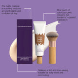 BB Cream Set with Makeup Primer Concealer Foundation Lightweight Moisturizing Smooth Fit Long Lasting Professional Face Makeup