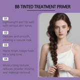 BB Cream Set with Makeup Primer Concealer Foundation Lightweight Moisturizing Smooth Fit Long Lasting Professional Face Makeup