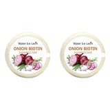 Onion & Biotin Shampoo Bar - 60g, Suitable for All Hair Types, Moisturizing and Smoothing, Rich in Rosemary Extract