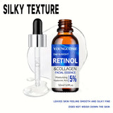 Retinol Wrinkle Remover Facial Serum Set Instant Firming Lift Anti-Aging Cream Fade Fine Lines Whitening Moisturizing Skin Care