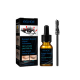 Castor Oil Eyelash Growth Serum for Men Women Thicker Eyelashes Nourishing Hair Follicles Natural Strengthen Lash Growth Serum