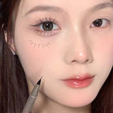 0.05mm slim eyeliner is smooth and durable, slim, quick-drying, long-lasting eyeliner, 4 colors, waterproof, non-smudging