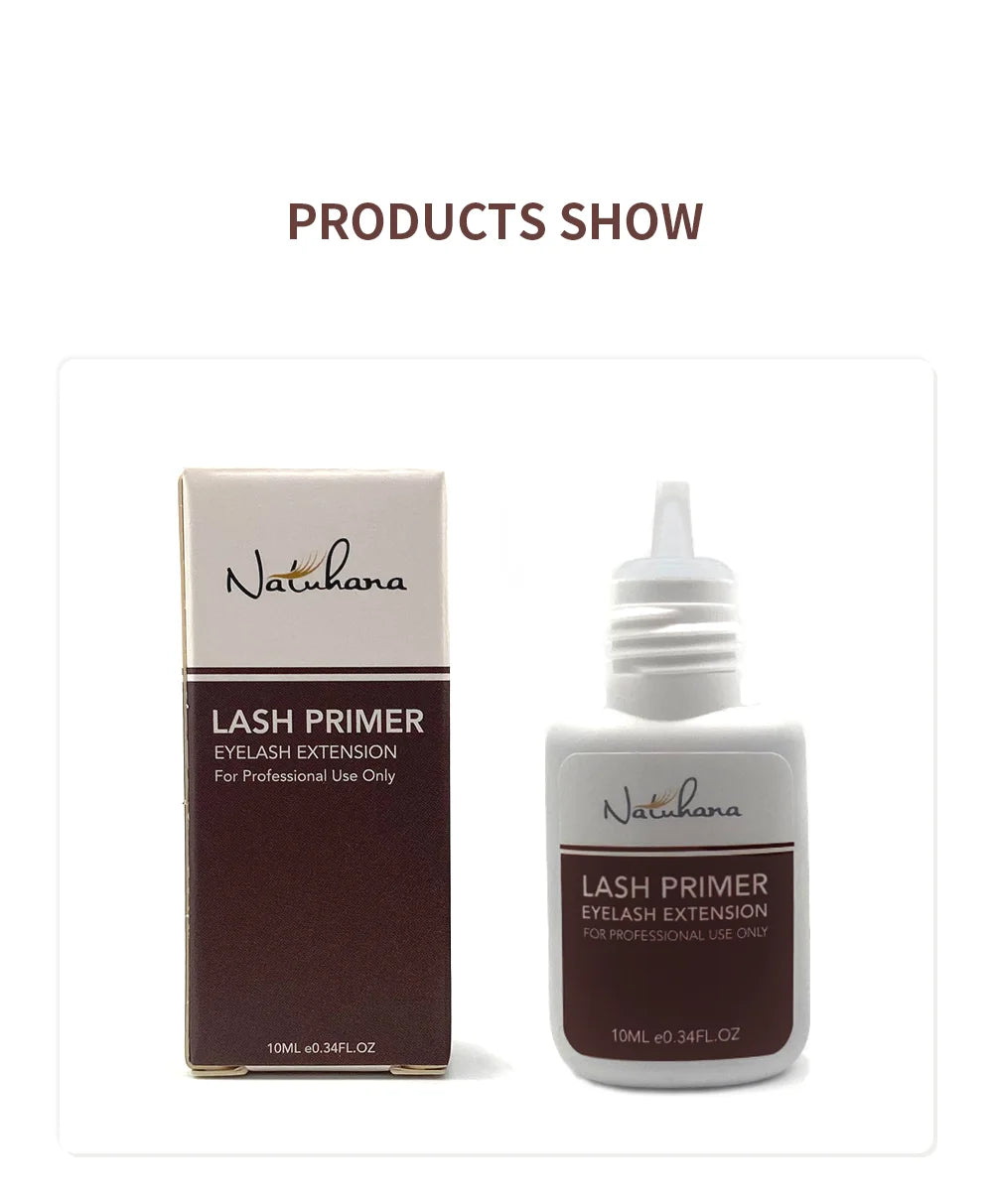 10ml Eyelash Extension Primer for Lash Application Extend Time Adhesive Bonding Strength False Eyelashes Fixing Agent Glue Tools