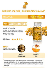 Fast Moisturizing Hair Vitamin Capsule 30pcs/bottle Sevich Smoothing Silky Keratin Complex Oil Nourishing Moroccan Hair Care Oil