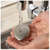 1Pcs 304 Stainless Steel Deodorant Soap Oval Hand Washer Deodorizing Metal Soaps Bactericidal Cleaning Products Kitchen Tools