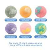 12pcs Organic Bath Balls Gift Natural Mini Handmade Bathing Foot Spa Rich Essential Oils For Moisturizing Dry Skin Relaxing