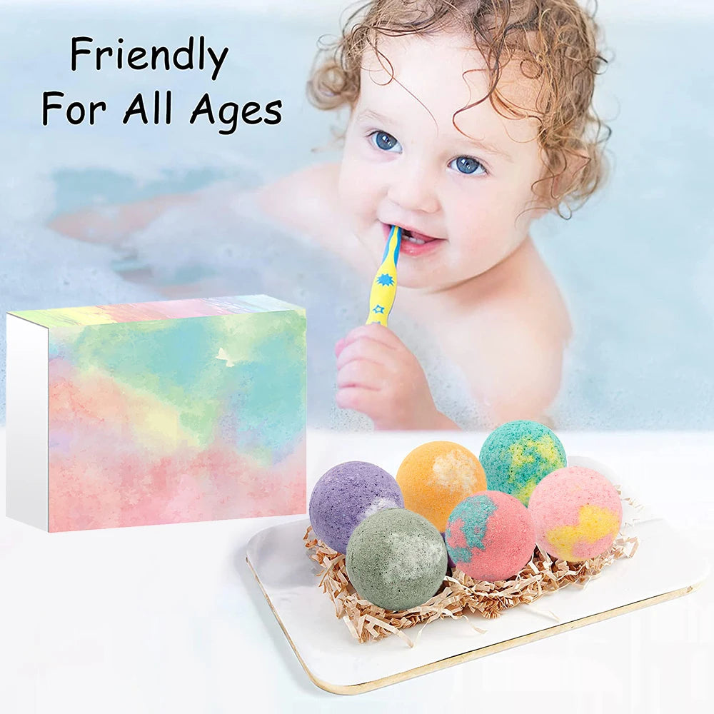 12pcs Organic Bath Balls Gift Natural Mini Handmade Bathing Foot Spa Rich Essential Oils For Moisturizing Dry Skin Relaxing