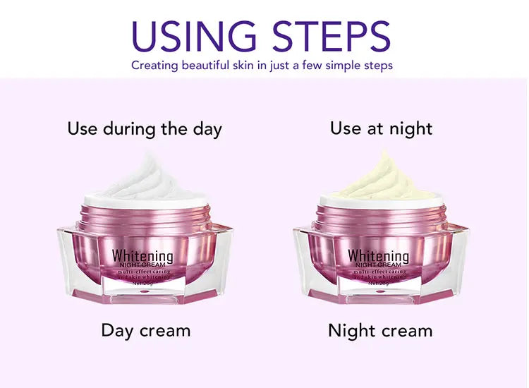 AILKE Lightening Facial Cream, Brightening, Reduce Spots, For Black and Dark Skin, Whitening Face Care Set for All Skin Types