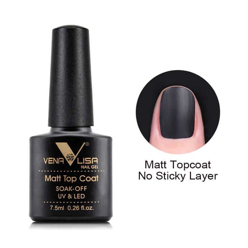 Venalisa HEMA TPO FREE Nail Gel Polish Glitter Gorgeous Full Coverage Soak Off UV LED French Nail Jelly Pink Nude Collection