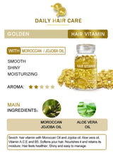 Fast Moisturizing Hair Vitamin Capsule 30pcs/bottle Sevich Smoothing Silky Keratin Complex Oil Nourishing Moroccan Hair Care Oil