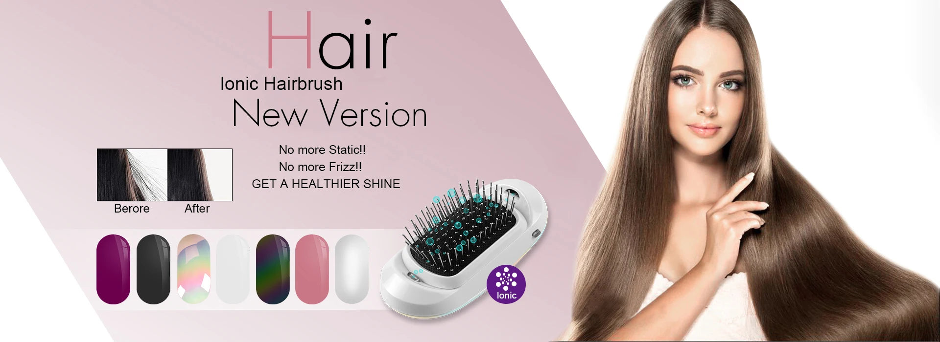 Electric Ceramic Mini Hair Straightener Unisex Portable Flat Iron Wet/Dry Straightening Curling Irons Black FastHeat Hair Curler