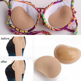 Push Up Reusable Bra Insert Pads, Stick-on Soft Chest Enhancer Pads, Sponge Breast Lift Pads Swimsuit Bikini Cup Enhancer