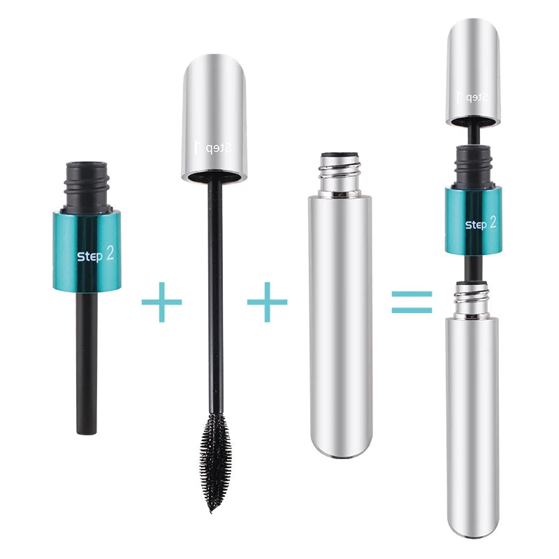 New 4D Silk Fiber Lash Mascara Waterproof VIBELY 3d Mascara For Eyelash Extension Black Thick Lengthening Eye Lashes Cosmetics