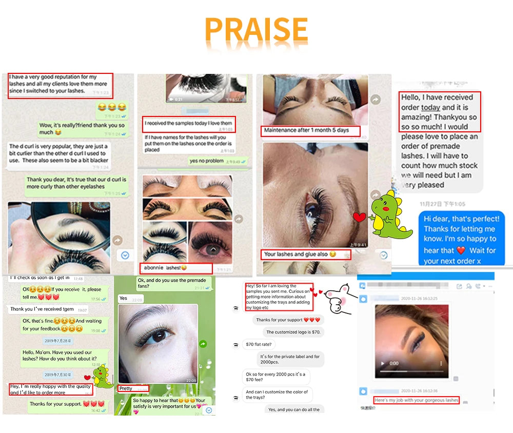 ABONNIE Premade Volume Fans Short Stem 3d/4d/5d/6d Russian  Eyelash Extension Mink Eyelash Extension All Size Lashes Tray