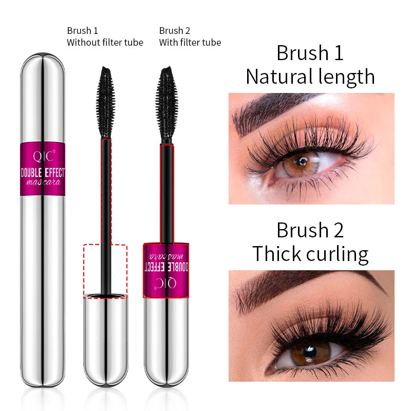 New 4D Silk Fiber Lash Mascara Waterproof VIBELY 3d Mascara For Eyelash Extension Black Thick Lengthening Eye Lashes Cosmetics