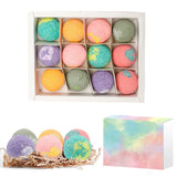 12pcs Organic Bath Balls Gift Natural Mini Handmade Bathing Foot Spa Rich Essential Oils For Moisturizing Dry Skin Relaxing