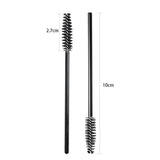 50Pcs Makeup brushes Disposable Crystal Eyebrow brush Diamond Handle Mascara Wand Applicator Eye Lashes Eyelash Extension Tools
