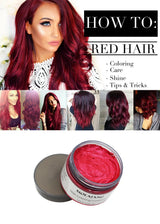 Mofajang Color Hair Wax Dye Styling Pomade Silver Grandma Grey Disposable Natural  Strong Gel Cream   for Women Men