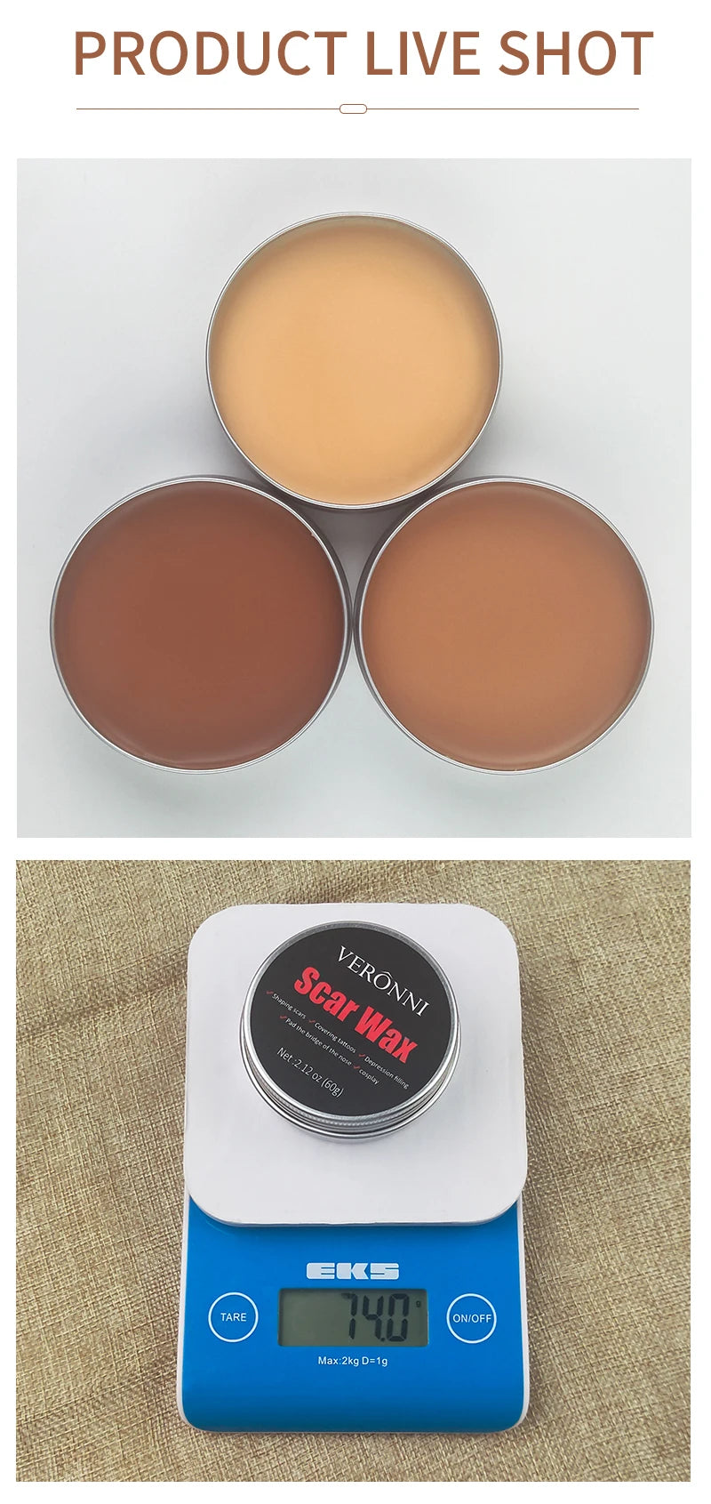 Scar Wax SFX Special Effects Makeup Wound Skin Makeup Halloween Fake Nose Stage Body Paint Fancy Fake Wax Body Face Painting