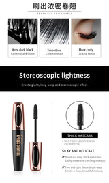 New 4D Silk Fiber Lash Mascara Waterproof VIBELY 3d Mascara For Eyelash Extension Black Thick Lengthening Eye Lashes Cosmetics