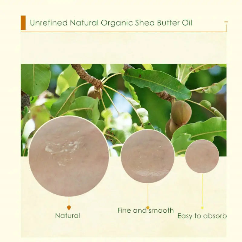 Dimollaure 50g Natural Organic Unrefined Shea Butter Maternity Stretch Marks Repair Body Massage Skin Care Smooth Cosmetics Raw