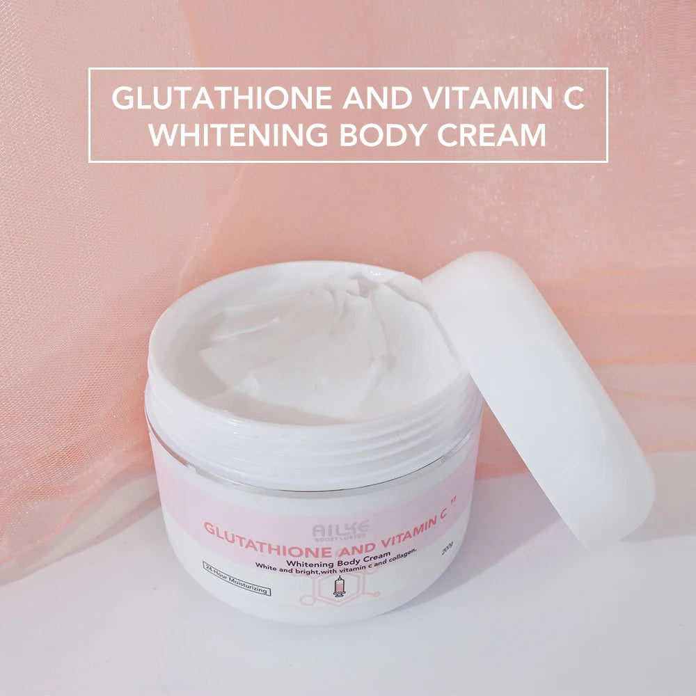 AILKE Whitening Skin Care Set, With Glutathion Vitamin C, Brighter Smoother Skin, Reduce Dark Spots, Clean Skin, Moisturizing