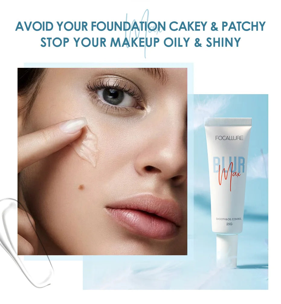 FOCALLURE Makeup Primer Oil Control Face Base Invisible Pores Cream Before Makeup Moisturizing Foundation Primer Cosmetics