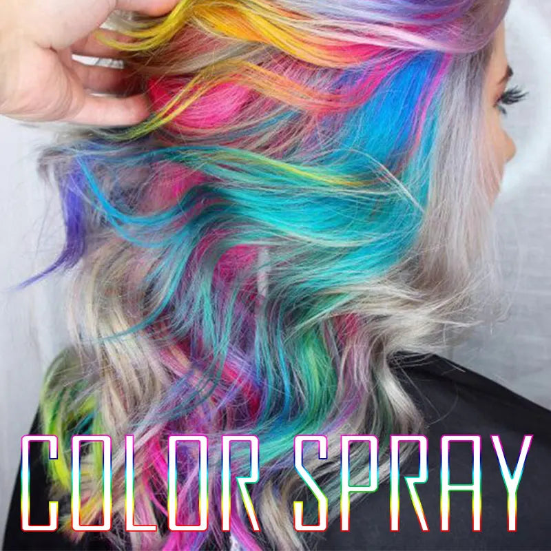 Temporary Hair Color Spray One-Time Hair Dyeing Instant Hair Salon Multi Color Hair Dye Makeup Chalk Washable DIY Party Styling
