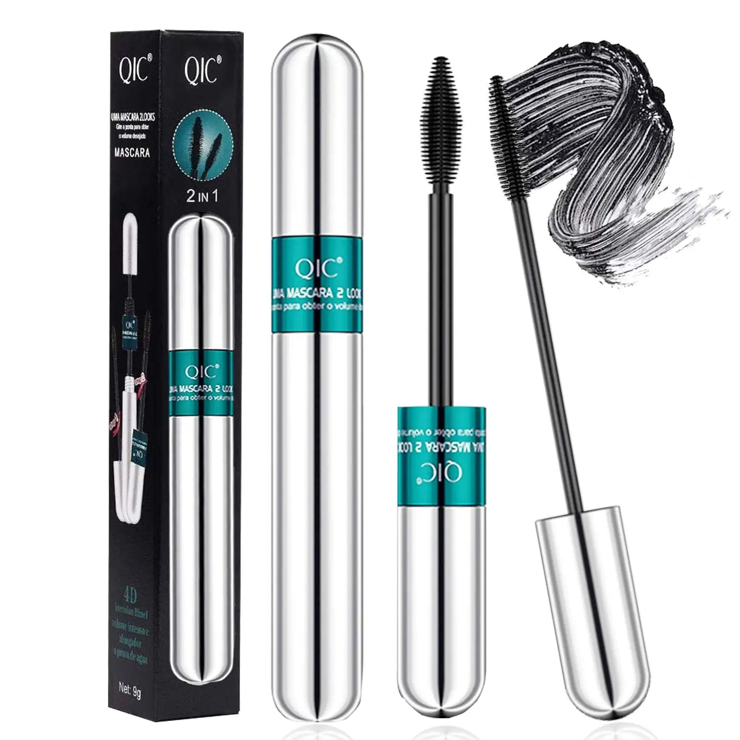 New 4D Silk Fiber Lash Mascara Waterproof VIBELY 3d Mascara For Eyelash Extension Black Thick Lengthening Eye Lashes Cosmetics