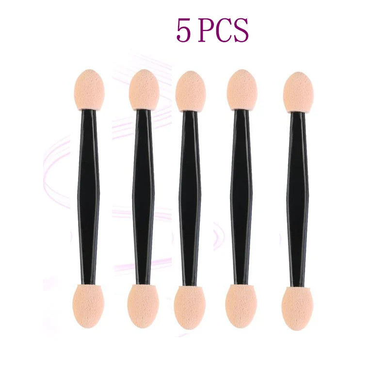 5/30/50/100PCS Eyeshadow Brush Dual Sided Sponge Nylon Sets Make up Eye Shadow Brushes For Cosmetic Applicator Makeup Tools Hot