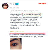 20D/30D/40D/50D 60 Bundles Mink Eyelashes Extension Natural 3D Russian Volume Fake Lashes Individual Cluster Makeup  Tools Cilia