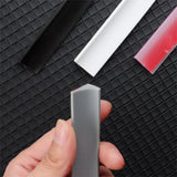 1PC Self-Adhesive Silicone Water Retaining Strip Bathroom Water Stopper Bendable Door Bottom Sealing Strip Shower Dam Barrier
