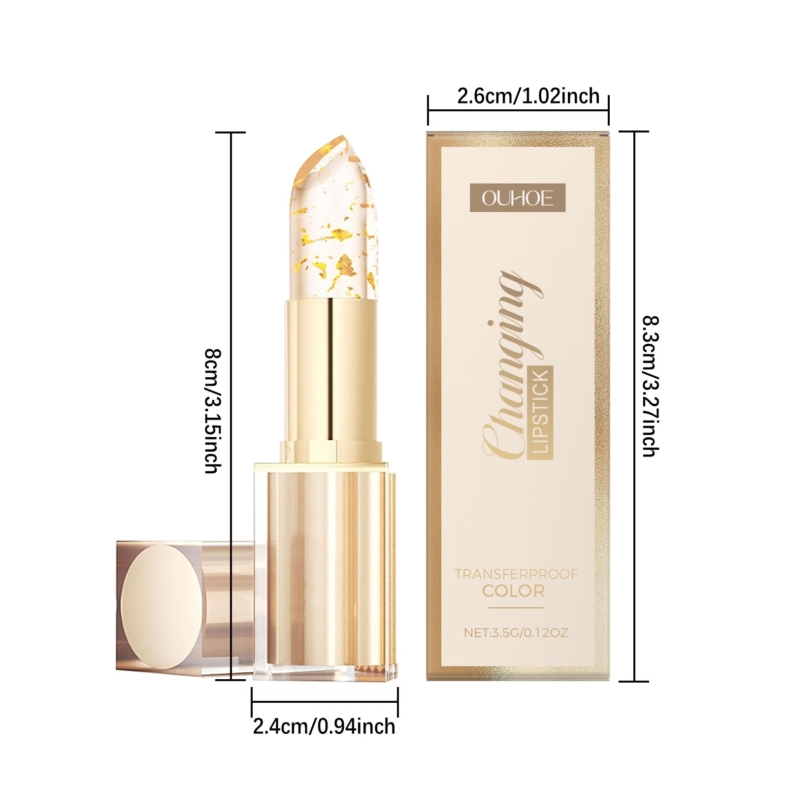 Transferproof Color Changing Lipstick Moisturizing Repairing Deep Nourishment Plumping Jelly Transparente Long Lasting Lip Balm