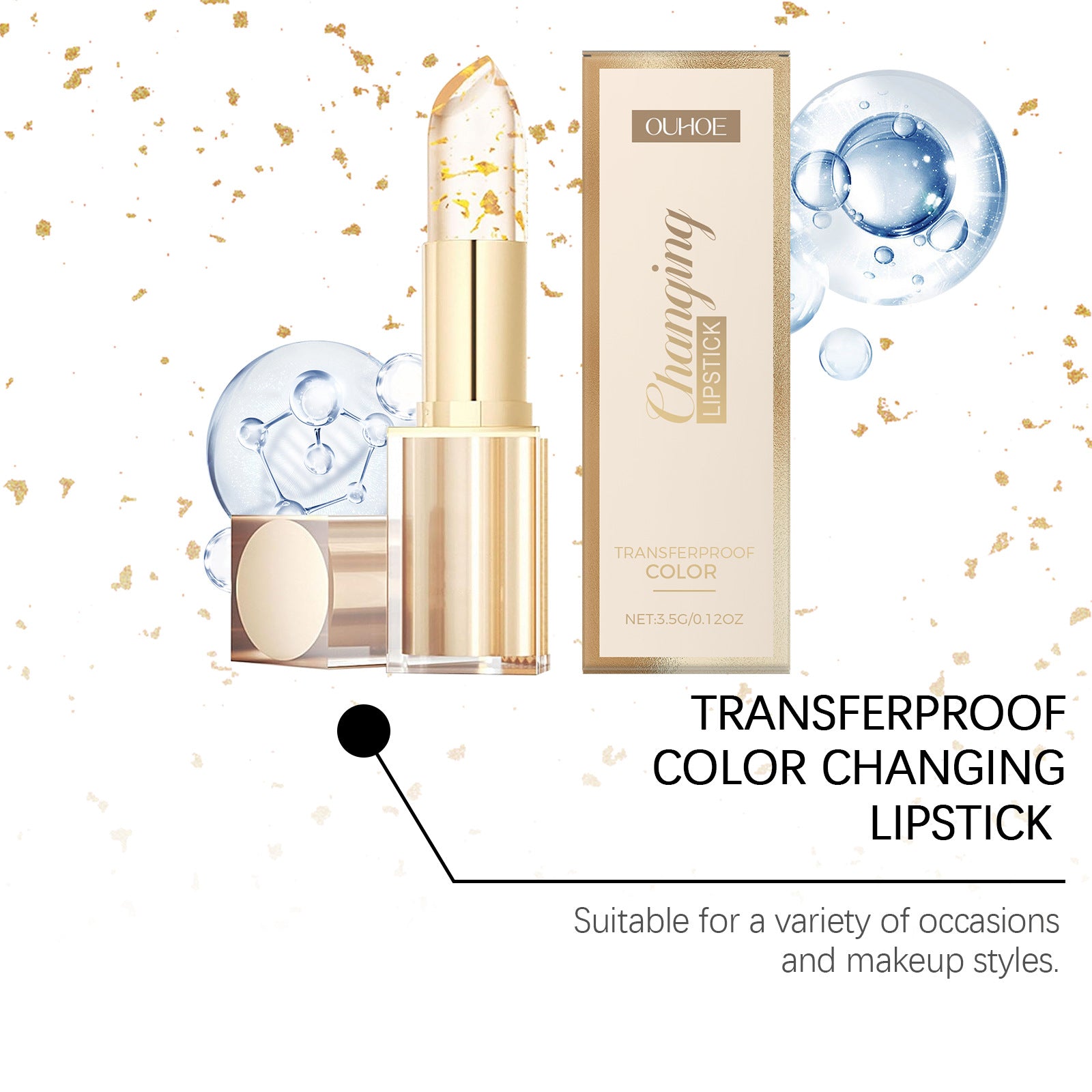 Transferproof Color Changing Lipstick Moisturizing Repairing Deep Nourishment Plumping Jelly Transparente Long Lasting Lip Balm
